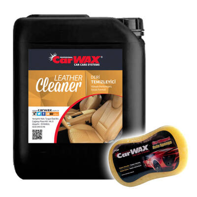 Deri Temizleme | Otomobil ve Mobilya Bakımı - Leather Cleaner - 5 KG UYGULAMA SÜNGERİ HEDİYE - 1